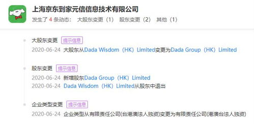 达达集团增持京东到家股份 本地生活服务格局再塑新篇